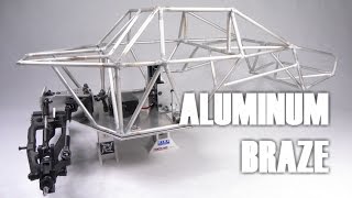 How To Braze Aluminum Roll Cage EN [upl. by Eirot]