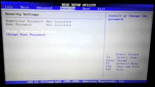 Tutorial Setup Bios American Megatrends Inc versão 108 [upl. by Cormack197]