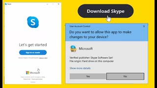 How to Install Skype on Windows 10 [upl. by Shuler]