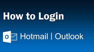 Hotmail Login English  Outlook Login  Livecom Login [upl. by Torin151]