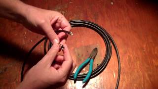 How to Install a Coax Cable Connector [upl. by Hewie]