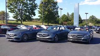 MercedesBenz Cabriolet Differences  Compare C300 E400 and S550 [upl. by Sopher49]