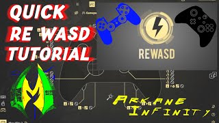 Quick Intermediate REwasd tutorial RIGHT STICK as LOOK with controller Arkane Infinity Gaming [upl. by Flann986]