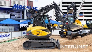 CONEXPO 2020 Mecalac 6 MCR Crawler SkidExcavator Demonstration [upl. by Annorah]