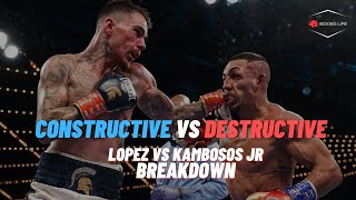 How Kambosos Jr Dismantled Lopez  Fight Breakdown Analysis [upl. by Giesecke851]