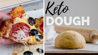 How to Make FATHEAD DOUGH  The BEST Keto Pizza Dough  KETO DOUGH RECIPE [upl. by Drucy687]