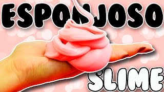 Tutorial Haz SLIME ESPONJOSO facil  Sin BORAX [upl. by Socram]