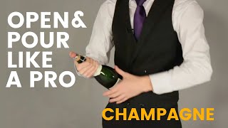 Opening and Pouring Champagne [upl. by Aititil]