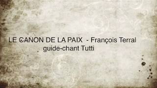 le canon de la paix Guide chant [upl. by Lindley645]