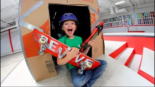 Father amp Son ULTIMATE FORT AT THE SKATEPARK 4 [upl. by Iveson]