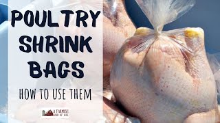 How to Use Poultry Shrink Bags [upl. by Crispin525]