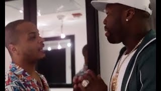 TI Confronts 50 Cent About Money He Owes [upl. by Budworth]