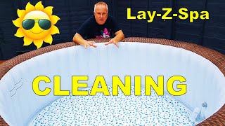 How to Clean Your Lay z Spa amp Filter  LayZSpa St Moritz 2021 🎓 [upl. by Llevert475]