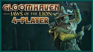 NEW JAWS OF THE LION DLC  Gloomhaven 4Player Gameplay [upl. by Acimak]