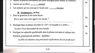 préparation à lépreuve de français 6ème année [upl. by Orsay991]