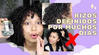 ¿Cómo hacer que tus RIZOS DEFINIDOS DUREN MÁS 🌴 8 Trucos l Diana Petro [upl. by Jeffers]