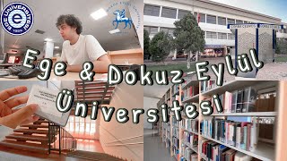 Ege Üniversitesi amp Dokuz Eylül Üniversitesi Turu📚  Üniversite Karşılaştırma [upl. by Sukul314]