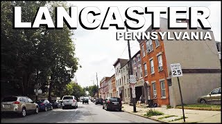 LANCASTER Pennsylvania Downtown amp GHETTO Driving Tour  4k [upl. by Otilegna672]