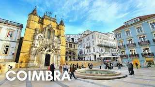 Exploring Coimbra Downtown  Coimbra PORTUGAL Walking Tour [upl. by Goldfinch]