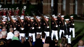 US Marines On Parade Pass in Review  13 [upl. by Aniale557]