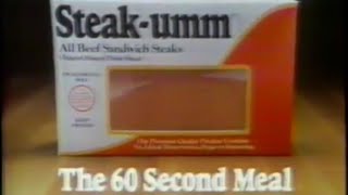 1982 Steakumm Sandwich Steaks TV Commercial [upl. by Ringo]