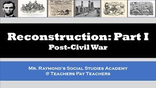 Reconstruction Part I  APUSH amp US History EOC [upl. by Angrist]