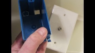 Coax Outlet Installation  How To [upl. by Gaile]