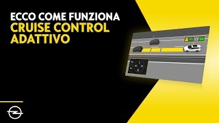 OPEL Cruise Control Adattivo  Ecco Come Funziona [upl. by Cavit492]