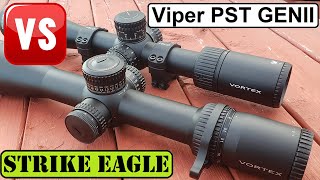 Vortex Strike Eagle 525x56 VS the Viper PST GENII 525x50 FULL COMPARISON [upl. by Ylrebmyk813]