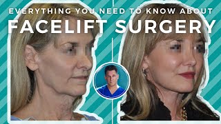 Facelift 101 before and after recovery Deep Plane Facelift  Stem Cell Facelifts and more [upl. by Imhskal]