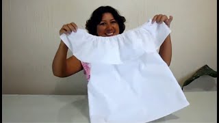 Diy  Manualidades  Como Hacer Una Blusa Fácil Sin Máquina De Coser [upl. by Airdnna]