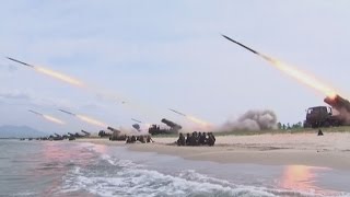 Preparing for war North Korea stages massive military drill [upl. by Heidt63]