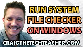 How To Run System File Checker In Windows 10 2022 [upl. by Ellinej]