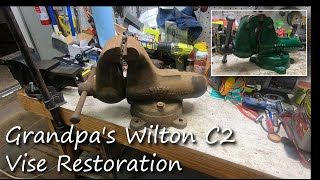 Grandpas Wilton C2 Vise  Restoration [upl. by Enidualc]