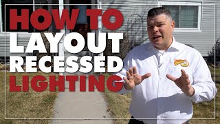 How to Layout Recessed Lighting [upl. by Diskin]