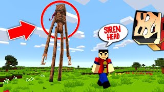 SIREN HEAD ne URMARESTE in MINECRAFT [upl. by Arri]