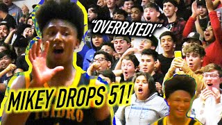 MIKEY WILLIAMS DROPS 51 amp Gets OVERRATED CHANTS HYPE CROWD Goes CRAZY Over EVERYTHING [upl. by Lune]