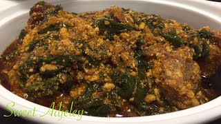 HOW TO MAKE THE BEST TASTING SPINACH STEW  EGUSI SOUP  PALAVA SAUCE  KONTOMERE STEW [upl. by Knitter142]