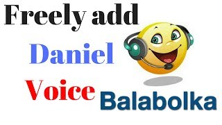 How to Add Daniel British English Voice in Balabolka [upl. by Nashom428]