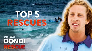 Top 5 Lifeguard Rescues  Bondi Rescue  Season 14 [upl. by Niliac]