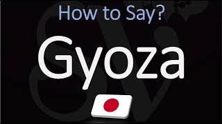 How to Pronounce Gyoza CORRECTLY [upl. by Einiffit]