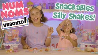 UNBOXED  Num Noms  Season 3 Episode 1 Snackables Silly Shakes [upl. by Kovacev239]