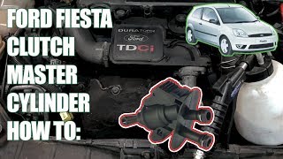 Ford Fiesta MK6 Clutch Master Cylinder Change  Removal How To 200208 TDCI [upl. by Animas]