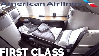 AMERICAN AIRLINES FIRST CLASS REVIEW [upl. by Lertsek]