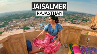 Jaisalmer Rajasthan  Jaisalmer Desert Camp Jaisalmer Fort Thar Desert  Jaisalmer hotels [upl. by Nolita]