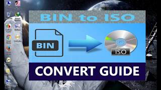 How to convert bin to iso image file with PowerISO [upl. by Neerak]