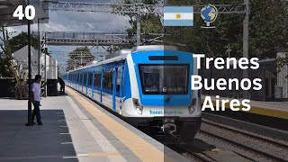 Así son los TRENES de Buenos Aires  Argentina [upl. by Kolva]