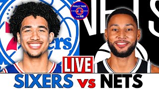 Sixers vs Nets Live PlayByPlay amp Postgame Show [upl. by Askari59]