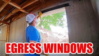 Cutting Egress Windows for Light and Safety [upl. by Aissatan]