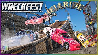 NASCAR PINBALL HELLRIDE Wreckfest [upl. by Eural834]